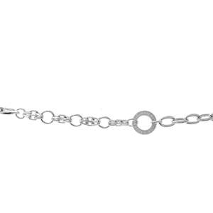 Sterling Silver 18.5cm Core Bracelet