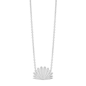 Sterling Silver Fantail Sunrise Necklace