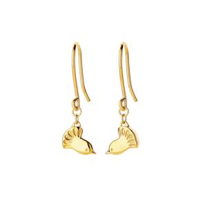 Gold Plated Fantail Earrings