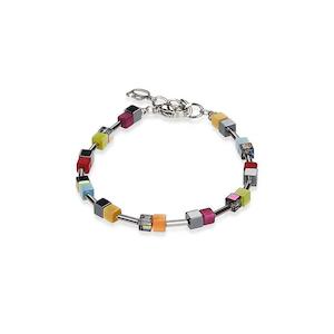 Coeur De Lion: Geo Cube Mini Multicolour Bracelet