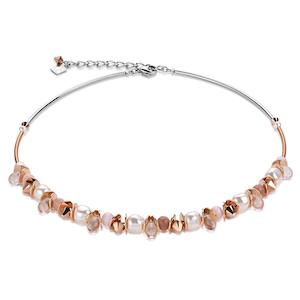 Swarovski Pearls Sunstone Necklace