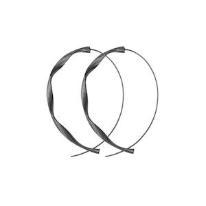 Dansk: Tara Twirl Earrings - Hematite