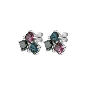 Viena SS Blue Earrings