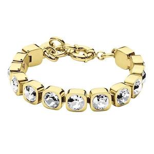 Dyrberg Kern: Conian Gold Tennis Bracelet