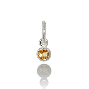 November Pendant Charm (Citrine)