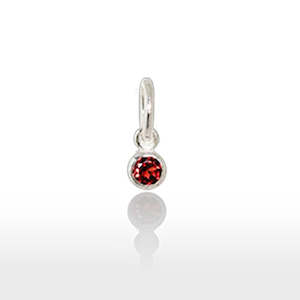 January Pendant Charm (Garnet)