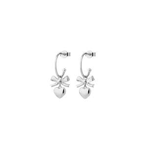 Karen Walker: Mini Superlove Hoops Silver