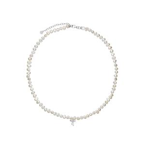 Karen Walker: Petite Bow With Pearls Necklace