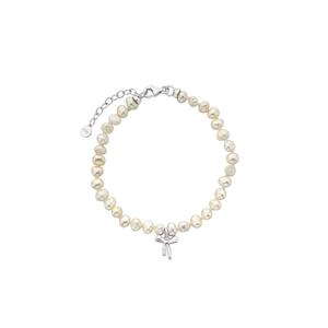 Petite Bow with Pearls Bracelet