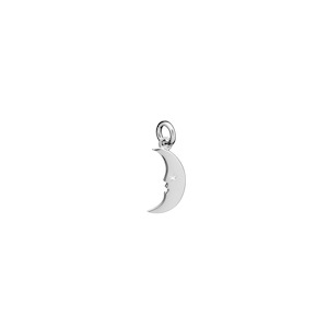 Sterling Silver Mini Moon Charm