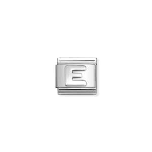 Composable Classic Link 330113/05 Letter E In 925 Silver