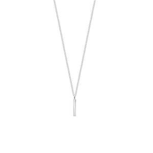 Fine Line Necklace - Silver