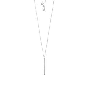 Cut to the Chase Necklace - Silver