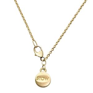 Stow Lockets: 9k Yellow Gold 45cm Stow Cable Chain