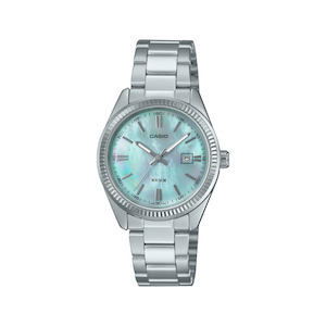 Casio Vintage Ladies Mother Of Pearl Dial Stainless Steel Watch - LTP1302DS-2A