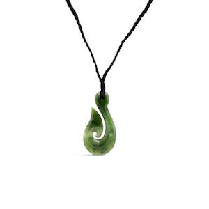 Greenstone Medium Hei Matau Necklace