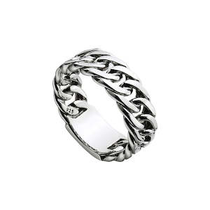 Cuban Men’s Silver Ring