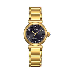 Citizen EM1132-88H - Ladies Gold Plated Stainless Steel Eco-Drive Watch