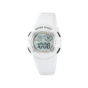 Youth Digital White & Black Watch - R2383HX-9