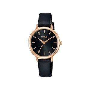 Ladies Black & Rose Gold Dress Watch - RG242NX-9