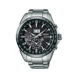 SSE149J - Mens Astron GPS Solar Steel & Cermainc Watch