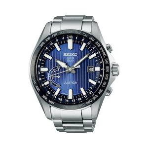 SSE159J - Mens Astron GPS Solar Stainless Steel Watch