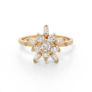 True Love Ring - Diamond - 9k Yellow Gold