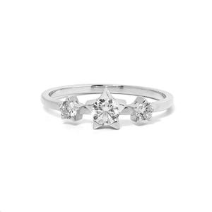 Paradise Ring - Diamond - 9k White Gold