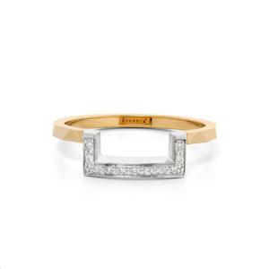 Euphoria Band - Diamond - 9k Yellow & White Gold