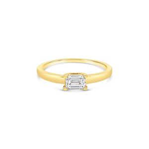 9k Yellow Gold Laboratory Biron Diamond Ring