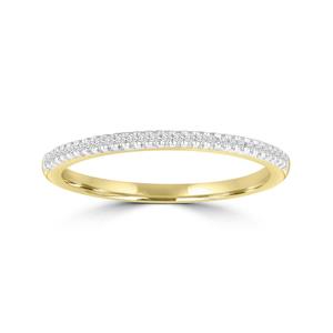 9k Yellow Gold Diamond Ring