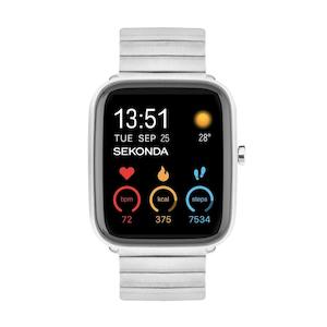 Sekonda Motion Plus Smart Watch | Silver Alloy Case & Stainless Steel Bracelet | 30221