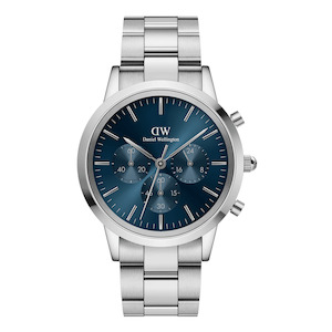 Chronograph: Iconic Chronograph Link S Artctic - Silver & Blue Watch