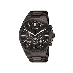 AN8175-55E - Mens Black Chronograph Dress Watch