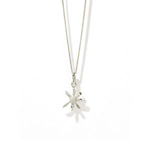 Sterling Silver Daisy Charm Necklace - 50cm