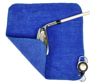 Club & Ball Towel Blue