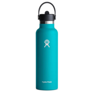 Clothing: Hydro Flask Standard Mouth w/ Flex Straw Cap 21oz Laguna