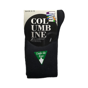 Clothing: Columbine Black Under the Knee Socks 3pack