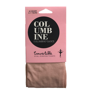 Columbine Convertible 40 Denier Flesh Tights