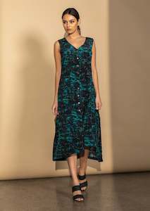 Clothing manufacturing - womens and girls: Greco Dress - Silk