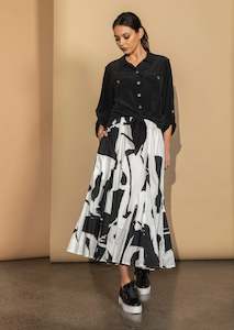 Clothing manufacturing - womens and girls: Salina Skirt - Cotton