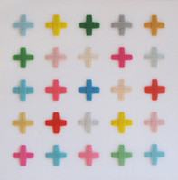 Crosses, series iii - 22.5" x 22.5" - Jane Denton