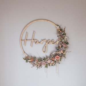 Personalised Name Wreath