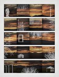 Limited Edition Photographic Print - Maniototo Sunset Film Strip