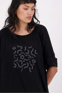 Unity Tee (Squiggles) Black