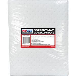 ProEquip Absorbent Mat - 500x400x4mm - Oil (White) - 100pk