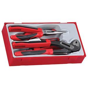 Teng 4pc MB TPR Grip Plier Set - TC-Tray