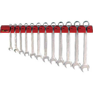 Teng 12pc Combination Metric Spanner Set 8-19mm Wall Rack