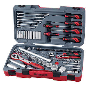 Teng Tools: Teng 95pc 1/4 & 1/2in Dr. Metric Socket & Tool Set