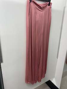 Halo Satin Palazzo Pants Rose